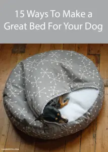 15 Designs for DIY Dog Beds – Follow Step By Step Instructions