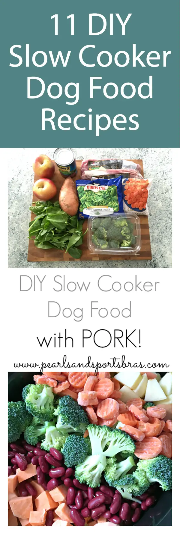 DIY Slow Cooker Dog Food With Pork